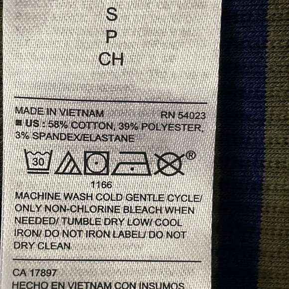 Old Navy Slim Fit Striped Ribbed Tank - Picture 6 of 7